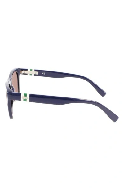 Lacoste 52mm Modified Rectangular Sunglasses