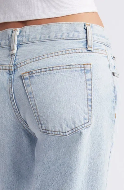 Askk Ny Low Rise Release Hem Straight Leg Jeans