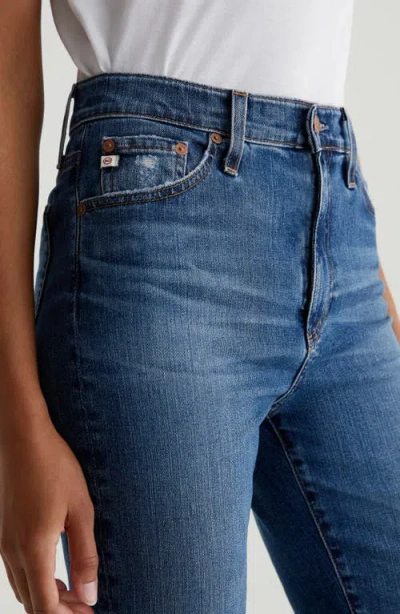 Ag Madi Raw Hem High Waist Flare Jeans