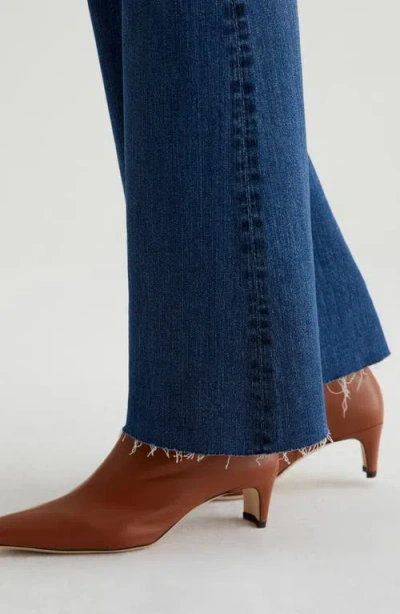 Ag Madi Raw Hem High Waist Flare Jeans