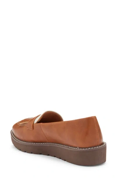 Naturalizer Expert Kilted Platform Loafer In Brown
