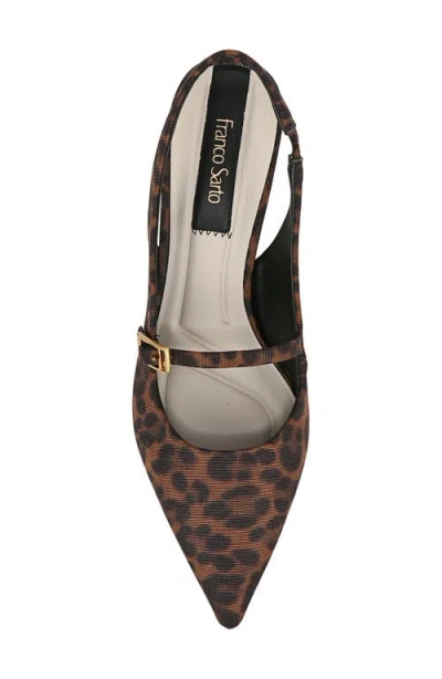 Franco Sarto Khloe Pointed Toe Kitten Heel Pump