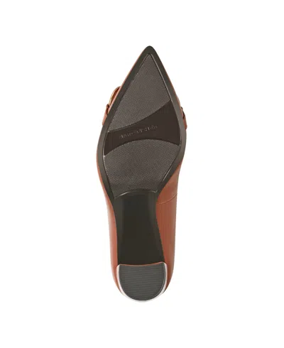 Marc Fisher Women's Gruff Bit High Block Heel Pumps In Brown