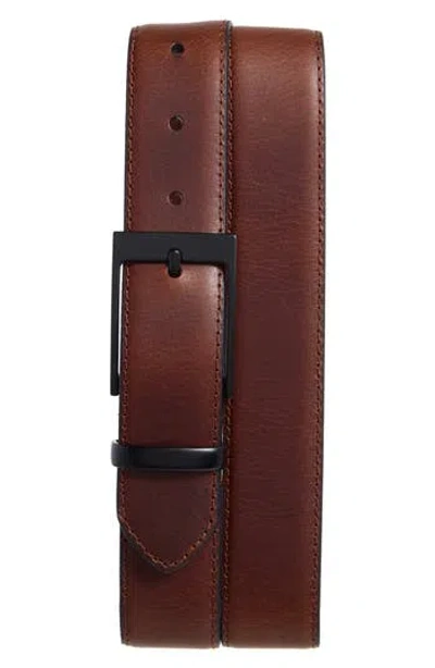 Boconi Leather Belt In Brown