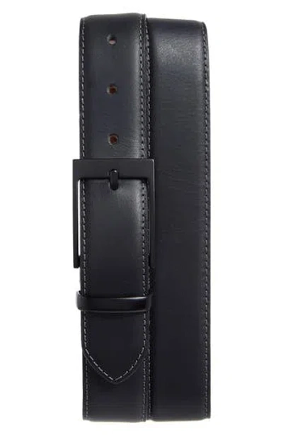 Boconi Leather Belt In Black