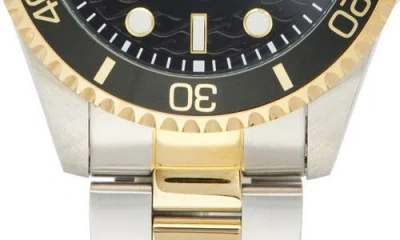 Invicta Pro Diver Auto Bracelet Watch, 43mm X 11.3mm In Gold