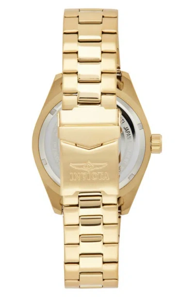 Invicta Aviator Quartz Bracelet Watch, 45mm X 12mm In Gold