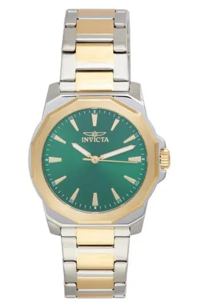 Invicta Speedway Two-tone Bracelet Watch, 42mm In Gold