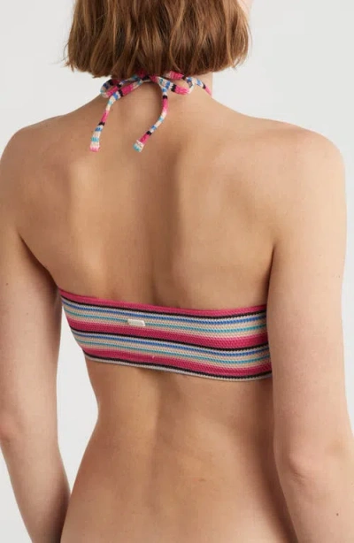 Roxy Paradiso Stripe Bikini Top In Multi