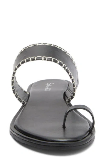 Splendid Yuna Toe Loop Sandal In Black