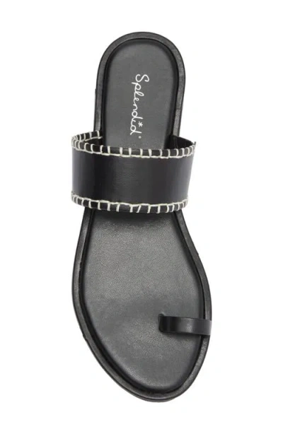 Splendid Yuna Toe Loop Sandal In Black