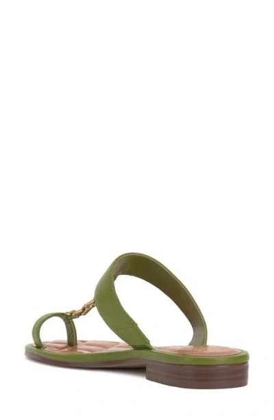 Vince Camuto Lexie Toe Loop Sandal In Green