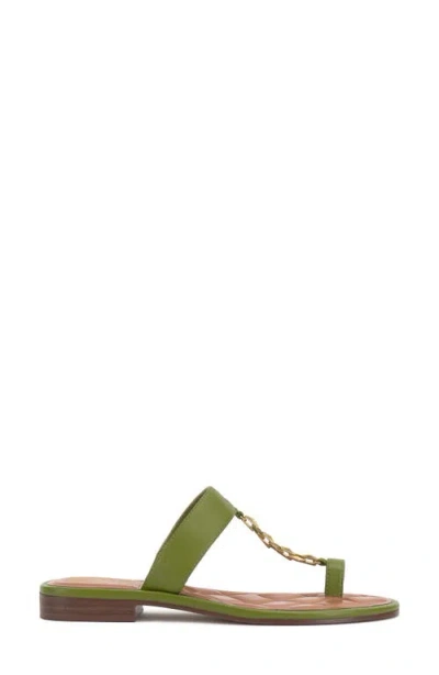 Vince Camuto Lexie Toe Loop Sandal In Green