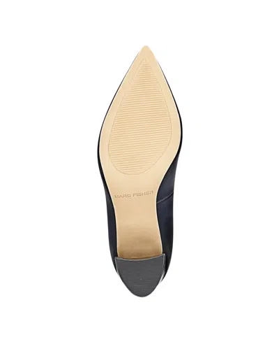 Marc Fisher Women's Caitlin Slip-on Block Heel Pumps In Black