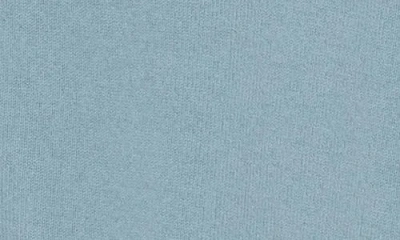 Vince Crewneck Wool Blend Cardigan In Blue
