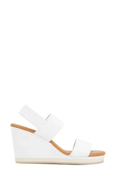Andre Assous André Assous Nikola Slingback Wedge Sandal In White