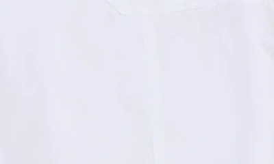 Dkny Peached Poplin Shorts In White