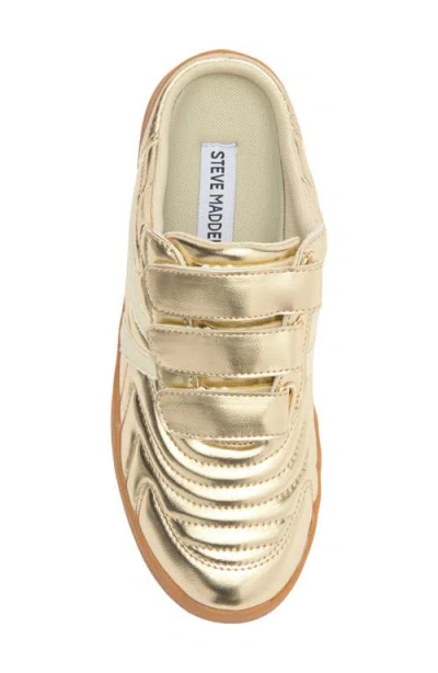 Steve Madden Magik Sneaker Mule In Gold
