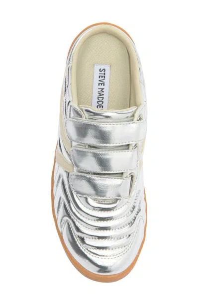 Steve Madden Magik Sneaker Mule In Silver