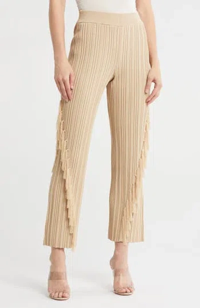 Cult Gaia Maude Knit Pants In Neutral