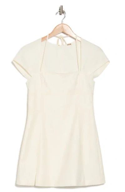 Cult Gaia Lenora Short Sleeve Minidress In White
