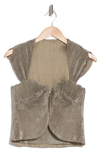 Cult Gaia Milli Top In Brown