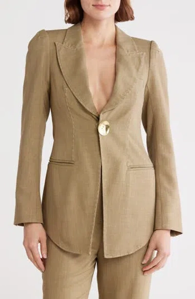 Cult Gaia Wanye One-button Blazer