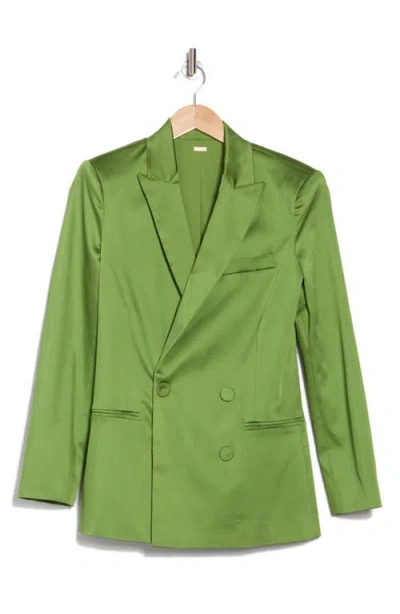 Cult Gaia Rene Double Breasted Jacket In Green
