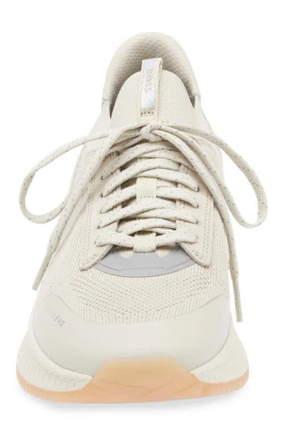 Hugo Boss Boss Ttnm Evo Stretch Fabric Sneakers With Almond Toe