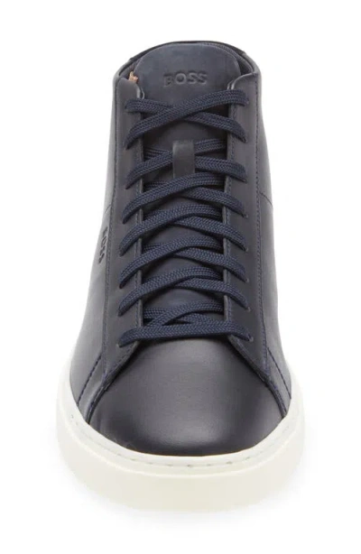 Hugo Boss Boss Clint High Top Leather Sneaker