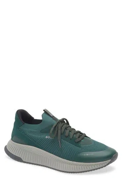 Hugo Boss Boss Ttnm Evo Sneaker In Green