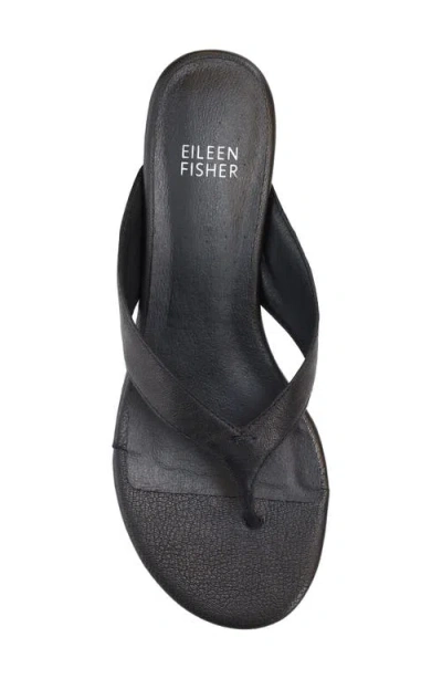 Eileen Fisher Erika Leather Sandal In Multi