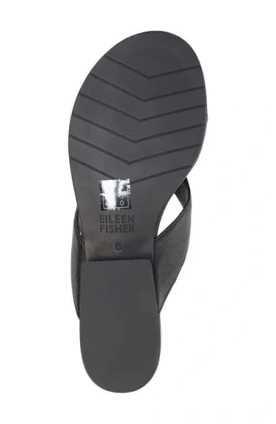 Eileen Fisher Erika Leather Sandal In Multi