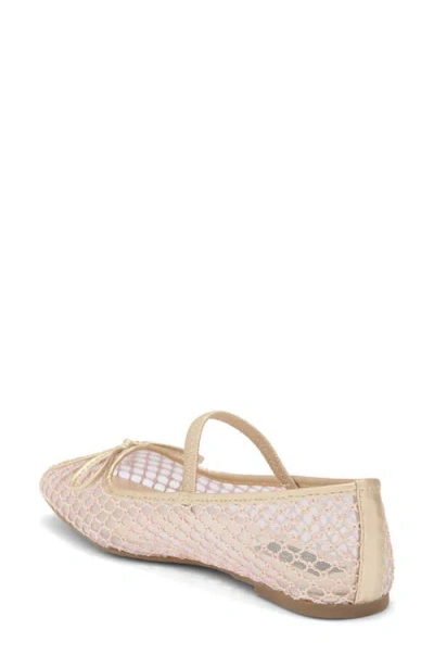 Rachel Rachel Roy Mesh Mary Jane Flat In Neutral