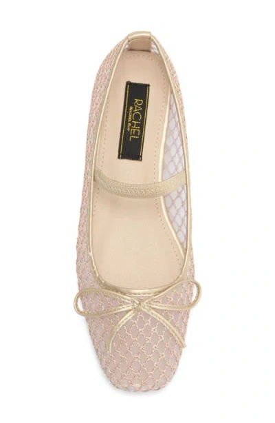 Rachel Rachel Roy Mesh Mary Jane Flat In Neutral