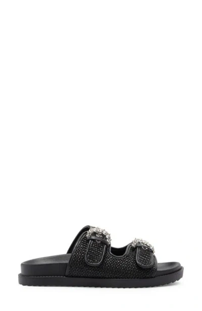 Rachel Rachel Roy Matcha Crystal Strap Slide Sandal