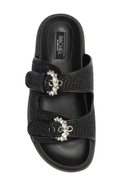 Rachel Rachel Roy Matcha Crystal Strap Slide Sandal