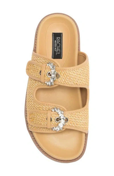 Rachel Rachel Roy Matcha Crystal Strap Slide Sandal