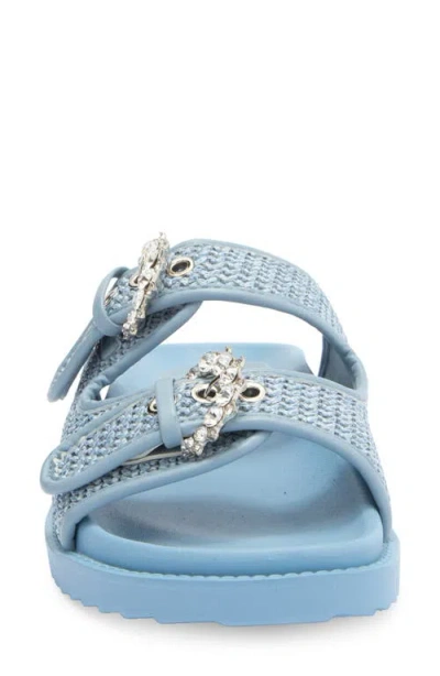 Rachel Rachel Roy Matcha Crystal Strap Slide Sandal