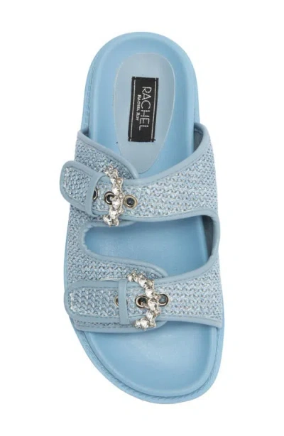 Rachel Rachel Roy Matcha Crystal Strap Slide Sandal