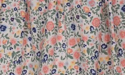 Iris & Ivy Kids' Floral Print Smocked Dress In Multi
