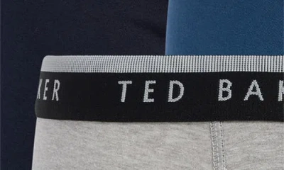 Ted Baker Assorted 4-pack Stretch Cotton Boxer Briefs In Multi