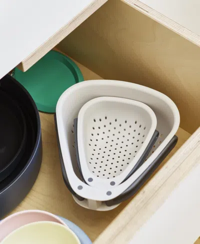 Joseph Joseph Droplet Compact Colander With Folding Handles In Neutral