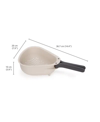 Joseph Joseph Droplet Compact Colander With Folding Handles In Neutral