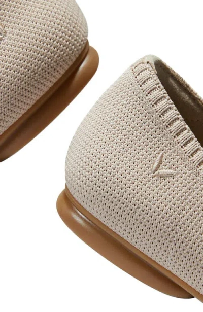 Vivaia Almond-toe Ballet Flats In Neutral