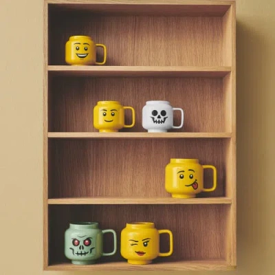 Lego ® Dupc  Skeloton Large Ceramic Mug, 17.9oz In White