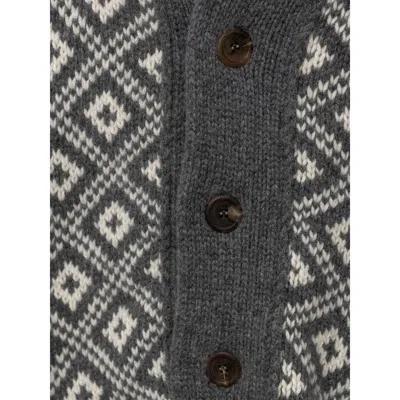Cruciani Cardigan In Cashmere  In Gray