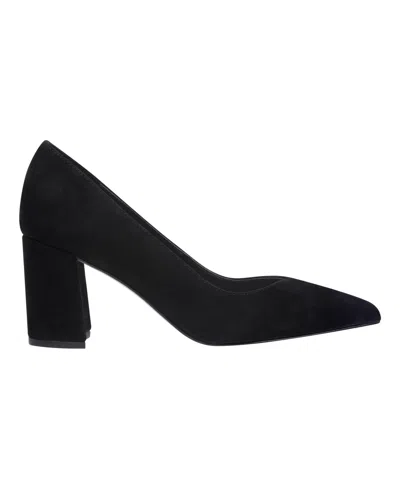 Marc Fisher Women's Caitlin Slip-on Block Heel Pumps In Black