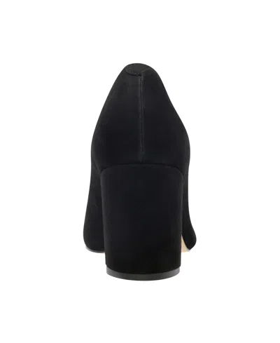 Marc Fisher Women's Caitlin Slip-on Block Heel Pumps In Black
