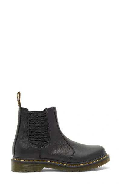 Dr. Martens Rometty Black Leather Chunky Heeled Chelsea Boots